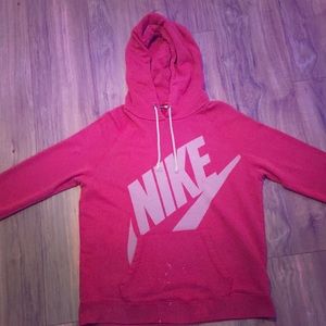 Red/Pink Nike Hoodie
